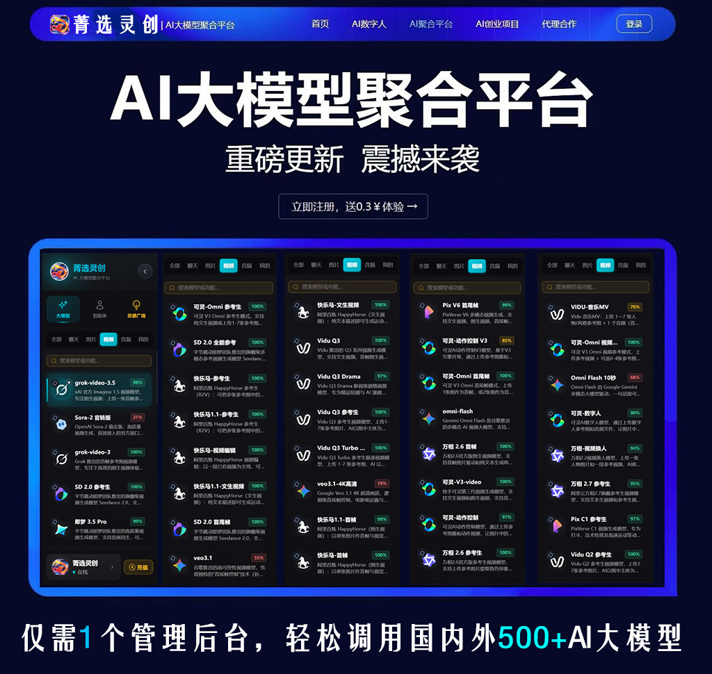 菁选灵创电商短视频批量生成